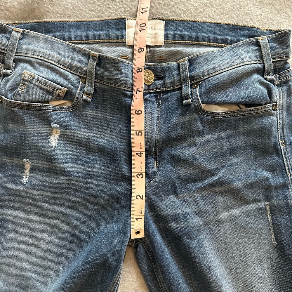 McGuire Majorelle Flare jeans Oceana distressed raw hem size 28 - Picture 9 of 10